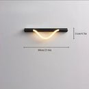 Axyaa Minimalist Silicone Musical Note Wall Lamp with Copper Finish