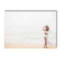 Axyaa Seaside Seagull Canvas Art Print Seascape Wall Poster Modern Home Decor
