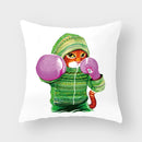 Axyaa Cat Print Pillowcase 45*45cm