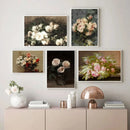 Axyaa Classical Flowers Canvas Prints Wall Art Home Decor