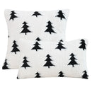 Axyaa Rabbit Fur Christmas Festival Winter Pillowcase Cojines 30x50/45x45cm