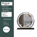 Axyaa Light-Up Vanity Mirror with Smart Touch Control, 3 Colors, 360° Rotation