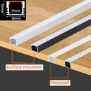 Axyaa U-Shaped LED Aluminum Profile for 5050 5630 Strip Light.