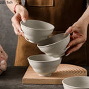 Axyaa Coarse Pottery High Footed Soup Bowl for Molecular Cuisine Tableware