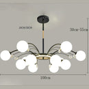 Axyaa Nordic Chandeliers Dining Room Pendant Lights Ceiling Fixture