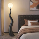 Axyaa Minimalist LED Floor Lamp with Remote Control Dimming - Nordic Ins Style