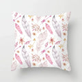 Axyaa Feather Dreamcatcher Print Cushion Cover for Elegant Sofa Decoration