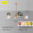Axyaa Minimalist Magic Bean & Bubble Molecular Pendant Lamps for Nordic Living, Bedroom & Dining
