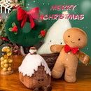 Axyaa Christmas Decorative Throw Pillows Xmas Tree Reindeer Gnome Plush Toy