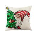 Axyaa Christmas Pine Branch Wreath Pillowcases 45x45 cm