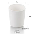 Axyaa Porcelain Style Melamine Tea Mugs, Thick Plastic Water Cup Kitchen Drinkware