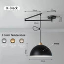 Axyaa Rocking Arm Pendant Chandelier for Living Room, Bedroom, Bar Table