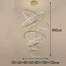 Axyaa Modern Pendant Chandelier LED Ceiling Light for Indoor Dining Room