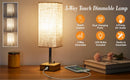 Axyaa Touch Desk Lamp with Dual Charging Station & 3-Way Dimmable Light