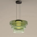 Nordic Stained Glass Chandelier by Axyaa - Elegant Art Lamp for Living Room and Bar