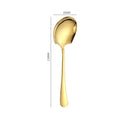 Axyaa Golden Stainless Steel Large Rice Shovel - Kitchen Tableware Spoon