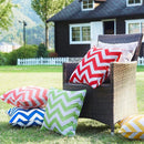 Axyaa Farmhouse Stripe Black White Throw Pillow Covers Waterproof Outdoor Case