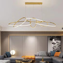 Axyaa Modern LED Pendant Light Chandeliers for Living and Dining Room