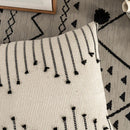 Axyaa Geometric Tassels Woven Rug Cushion Cover for Home Sofa Bed