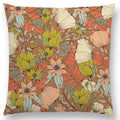 Axyaa Botanical Floral & Butterfly Cushion Cover - Home Decor Sofa Pillow Case