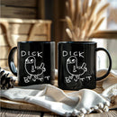 Axyaa Funny Dick Butt Coffee Mug 11oz Black Ceramic Tea Cup Office Beer Cup