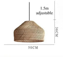 Axyaa Rattan Chandelier Pendant Light for Dining Room and Bedroom