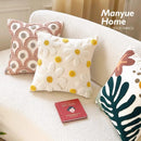 Axyaa Nordic Fresh Flower Embroidered Pillowcase - Home Decor Sofa Cushion Cover