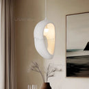 Axyaa White Wabi Sabi E27 LED Pendant Chandelier for Nordic Home Decor