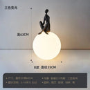 Axyaa Pedestrian Ball Table Lamp for Living Room and Bedroom Decor