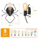 Axyaa Spider Wall Sconce: Modern American Metal Wall Lights for Home Decor, Bedroom & Salon
