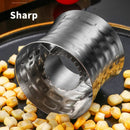 Axyaa Stainless Steel Corn Peeler Cutter Remover with Serrated Blade