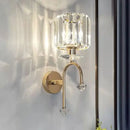 Axyaa LED Crystal Wall Lamp for Living Room, Bedroom, and Corridor Lighting