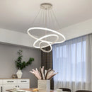Axyaa Modern Round LED Chandelier for Home Indoor Lighting