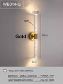 Nordic Luxury Wall Lamp Living Room Bedroom Bedside Modern Led Wall Light by Axyaa