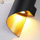 Axyaa LED Spiral Wall Light: Waterproof Outdoor Wall Lighting for Home, Store, and Balcony