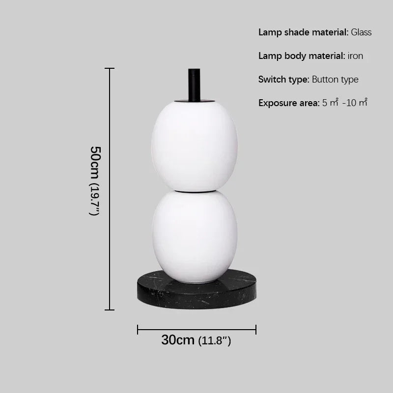 Axyaa Nordic LED Floor Lamp Modern Fashion Tomatoes on Sticks Standing Light