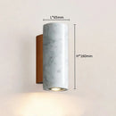 Axyaa Marble LED Wall Lamp | European Minimalist Design | Bedroom & Stair Lighting