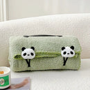 Axyaa Cloud Velvet Cartoon Pattern Blanket with Warm Belt Handle