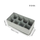 Axyaa Underwear Socks Pants Bra Storage Box Wardrobe Organizer for Home