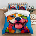 Axyaa Cartoon Animal Print Quilt Cover Set - Digital Printing (Quilt Cover + Pillowcase)