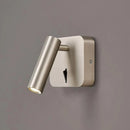 Axyaa Brass LED Wall Light Switch 4000K Copper Gold Black Silver Bedroom Reading