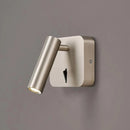 Axyaa Brass LED Wall Light Parlor Bedroom Reading Lamp Switched 4000K Color