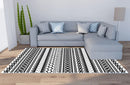 Axyaa Geometric Print Carpet for Boho Home Decor
