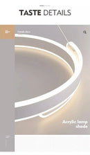 Axyaa Creamy Style Pendant Light: High-end LED Nordic Bedroom Lamp