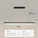 Axyaa Modern Line LED Pendant Light Black White Living Dining Bedroom Decor