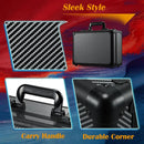 Axyaa 3-Row Trading Card Case: PSA Graded Card Box, Toploader Holder & Slab Storage
