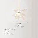 Axyaa Modern Nordic Style Glass Chandelier for Living Room, Bedroom, and Dining Room