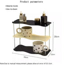 Axyaa 3-Tier Acrylic Beauty Organizer - Space-saving Perfume & Cosmetics Stand