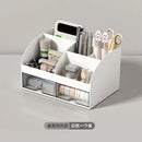 Axyaa Desktop Drawer Organizer Clear Student Desk Stationery Storage Cabinet
