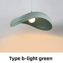 Axyaa Cream Pendant Lamp: Nordic Minimalist Chandelier Adjustable Height for Dining Room & Bar